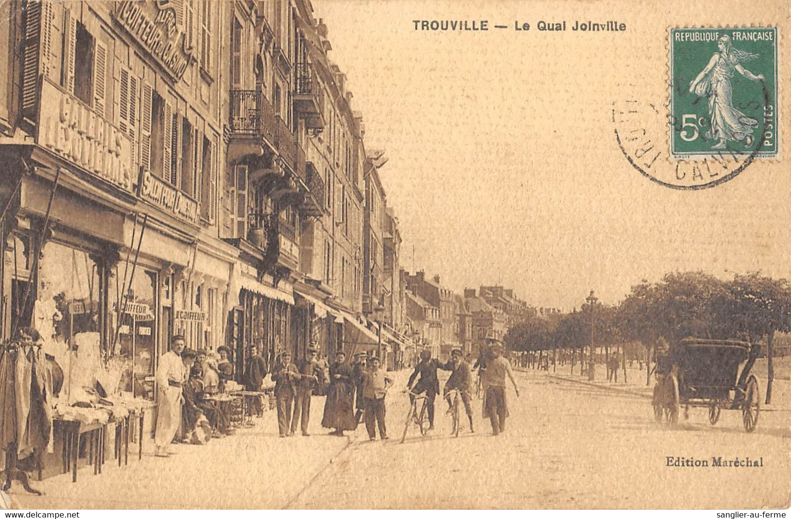 CPA 14 TROUVILLE LE QUAI JOINVILLE - Trouville