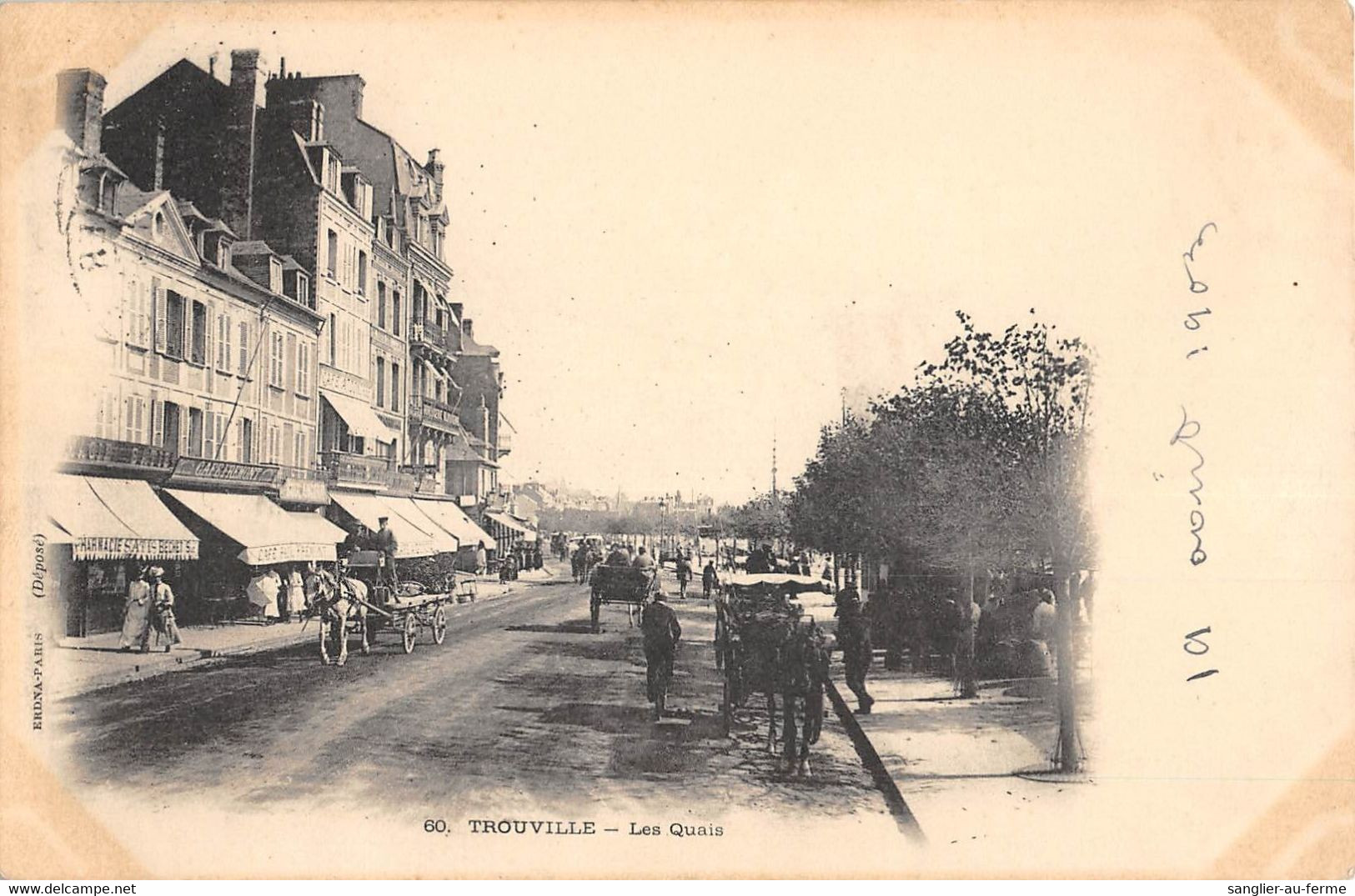 CPA 14 TROUVILLE LES QUAIS - Trouville