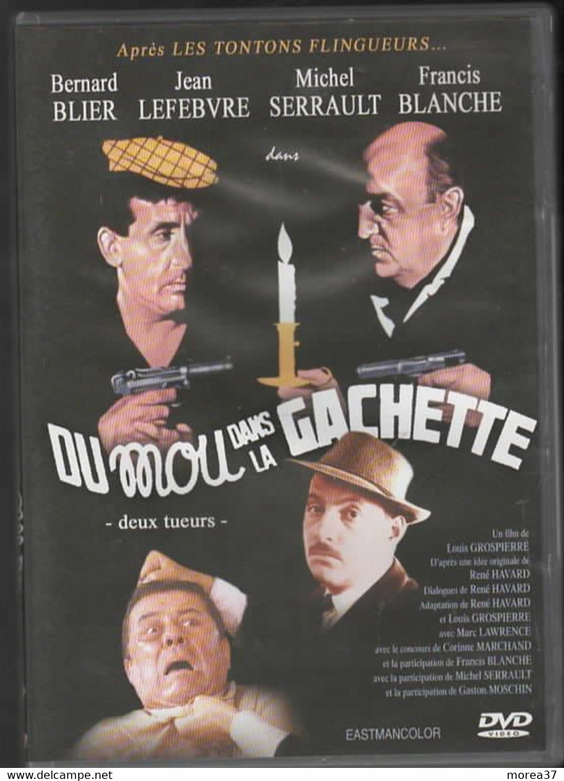 DU MOU DANS LA GACHETTE       Avec  MICHEL SERRAULT, BERNARD BLIER Et JEAN LEFEBVRE    C39 - Komedie