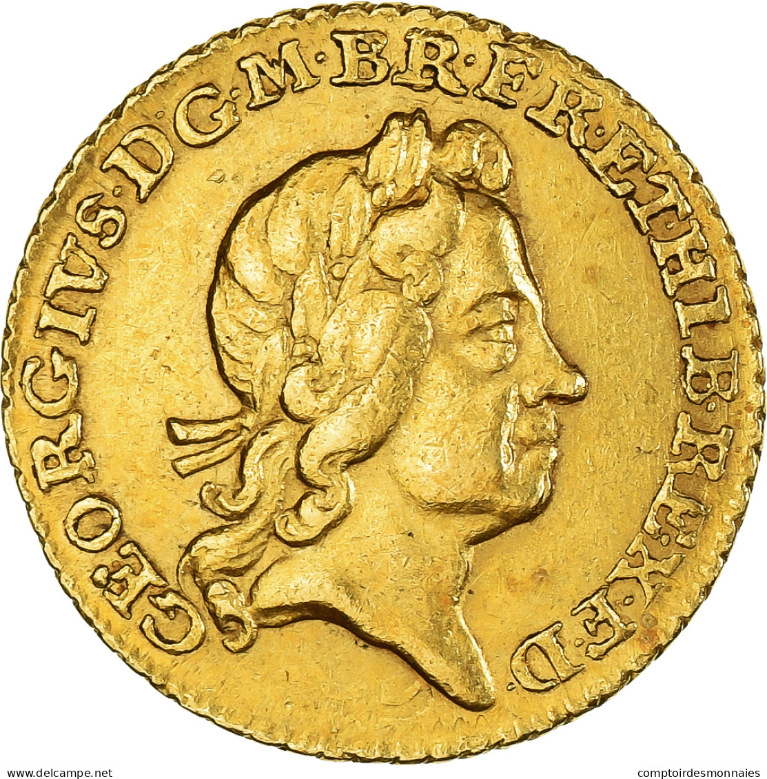 Monnaie, Grande-Bretagne, George I, 1/4 Guinea, 1718, Londres, SUP, Or, KM:555 - Guinea