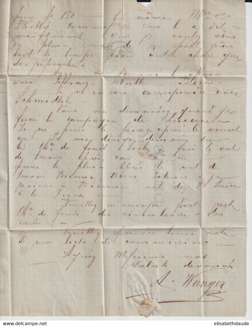 1873 - PAIRE 30c ! Sur LETTRE De NEUCHATEL => TAIN (DROME) - Cartas & Documentos