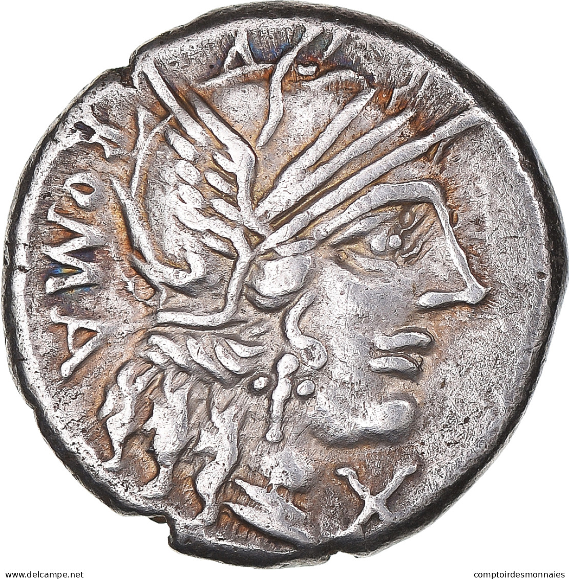 Monnaie, M. Fannius C.f., Denier, 123 BC, Rome, TB+, Argent, Crawford:275/1 - República (-280 / -27)