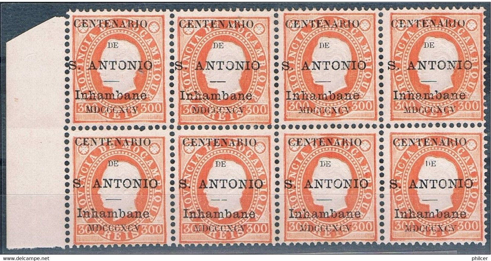 Inhamane, 1895, # 9 Dent. 12 1/2, MNG (emitido Sem Goma) - Inhambane