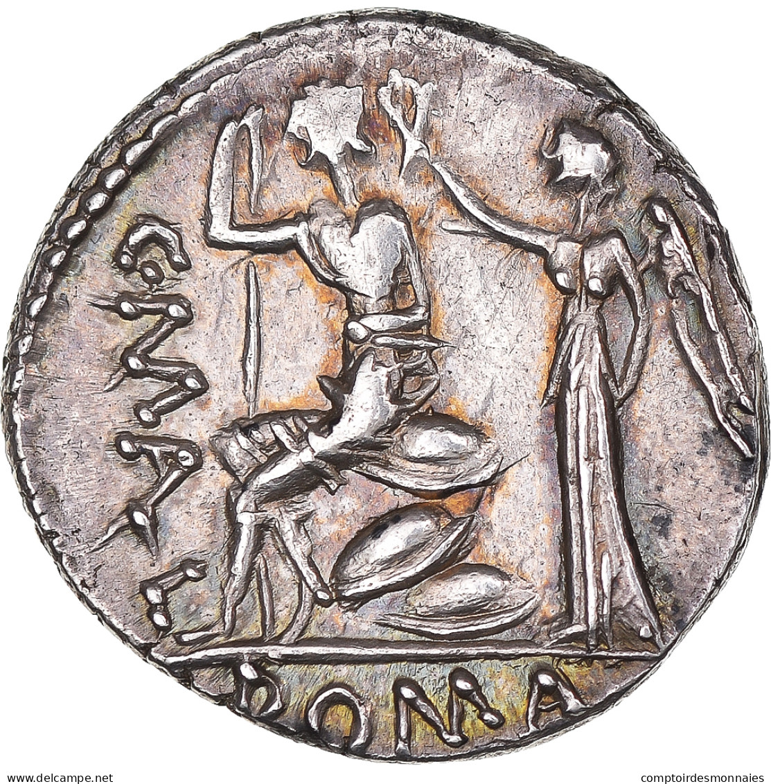 Monnaie, C. Poblicius, A. Postumius Et L. Metellus, Denier, 96 BC, Rome, TTB+ - République (-280 à -27)