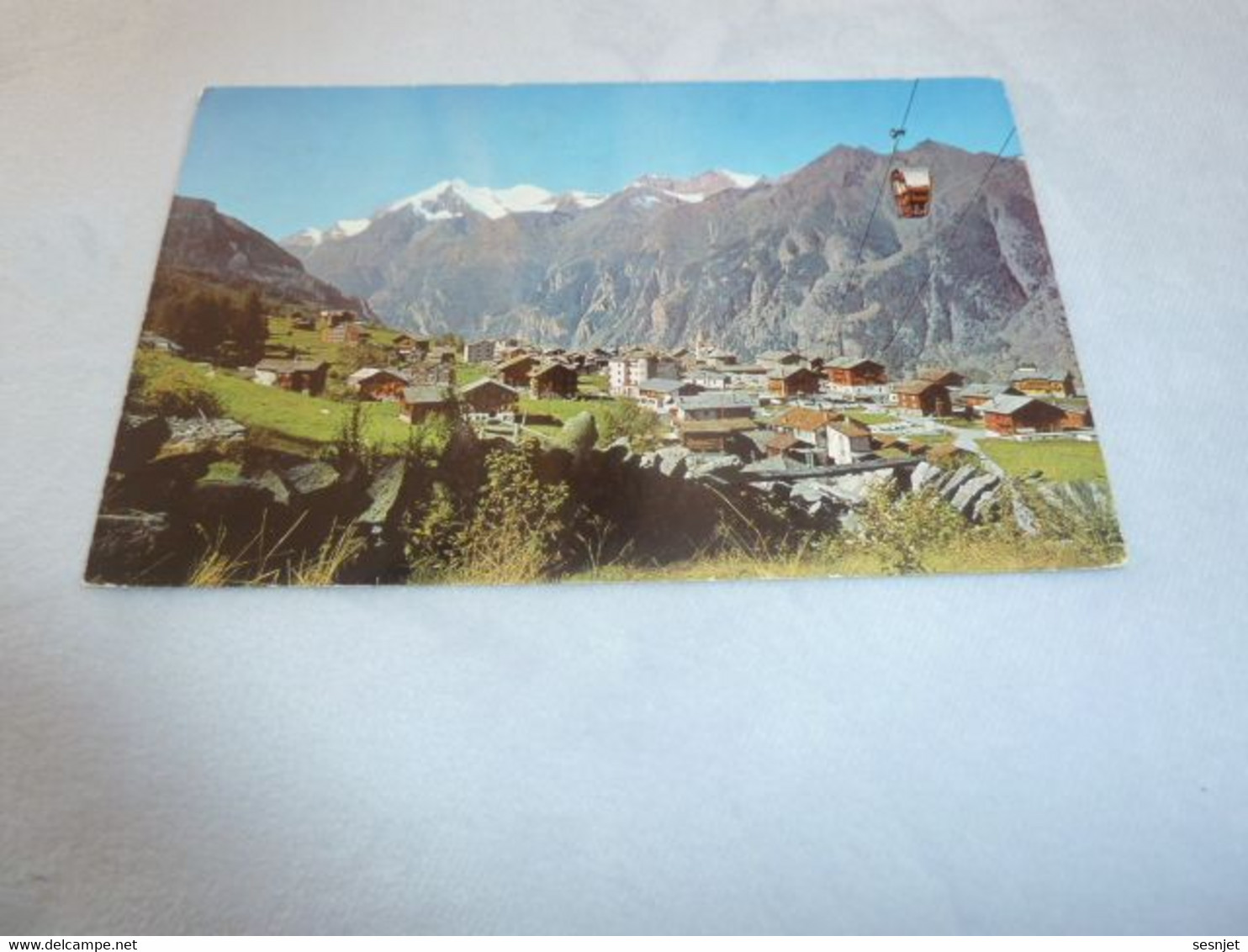 Grächen - Wallis, Luftseilbahn Hannigalp Weisshorn, Brunegghorn Und Bishorn - C 109 - Editions E. Walter - Année 1989 - - Grächen