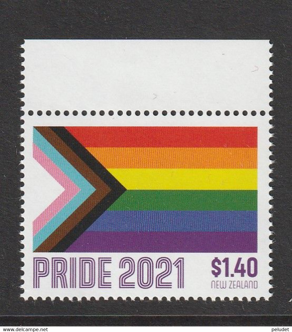 New Zealand 2021 Pride 2021 - 35th Anniversary Of Decriminalization 1v ** Mi 3846, Sn 2951, Yt 3622, Sg 4193, Un 3910 - Neufs