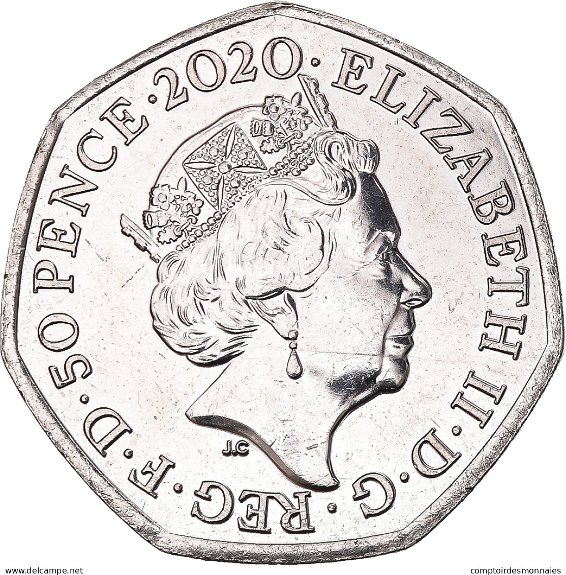 Monnaie, Grande-Bretagne, 50 Pence, 2020, 5th Portrait; Diverse Britain, SPL - 50 Pence