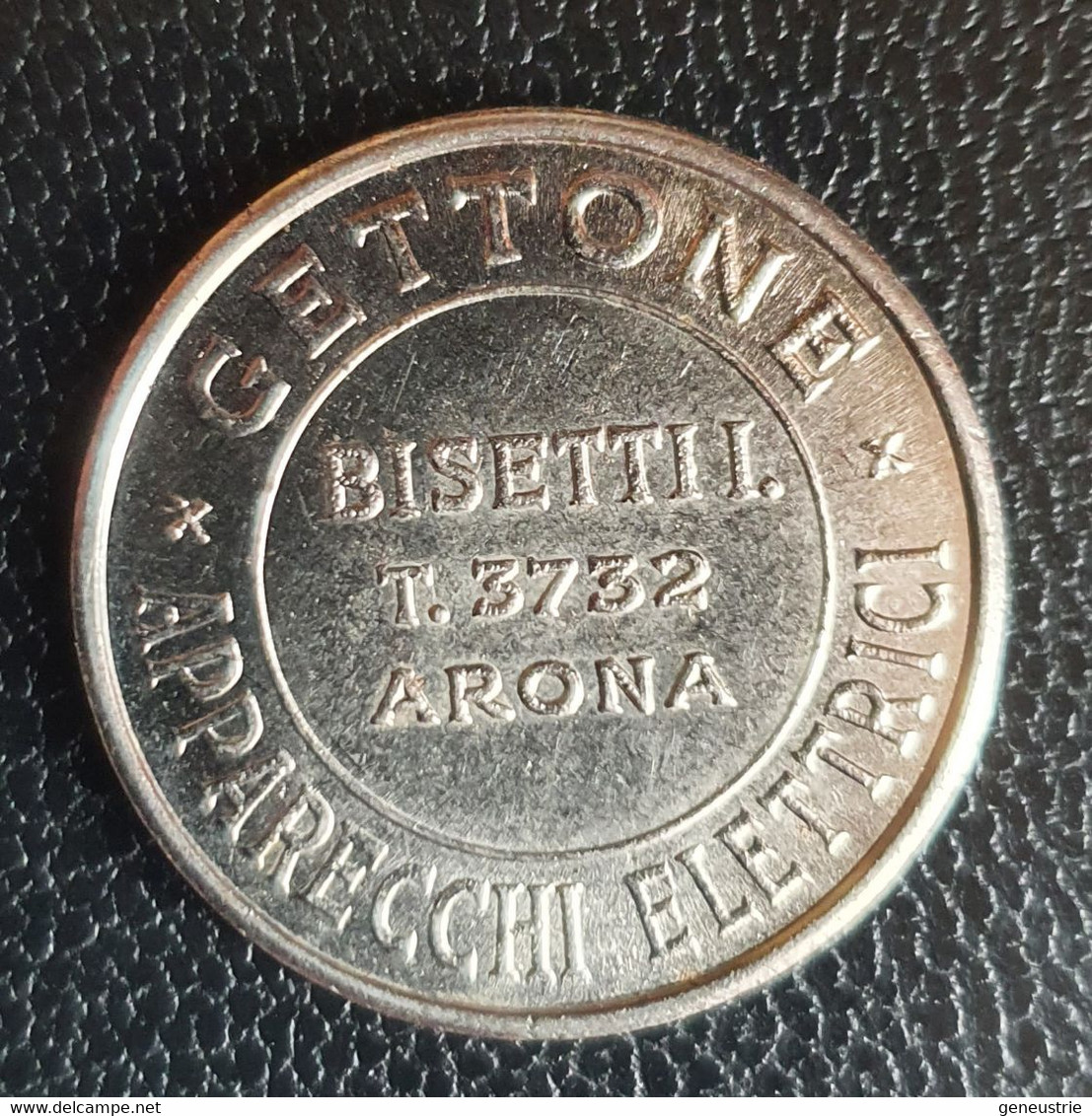 Jeton De Jeu Italien "Gettone Flippers / Arona" - Monetary/Of Necessity