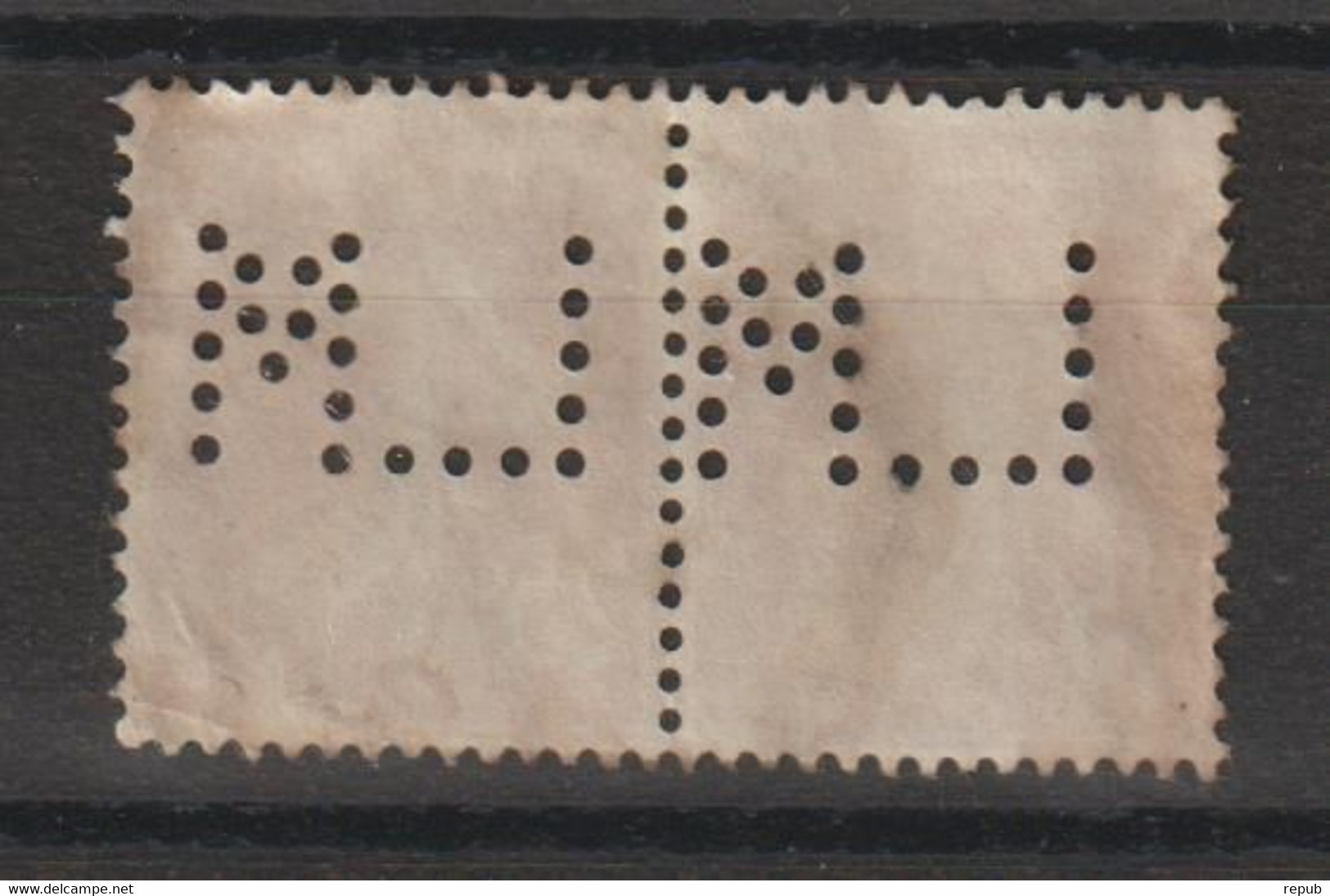 France Perforé Ancoper LM96 En Paire - Used Stamps