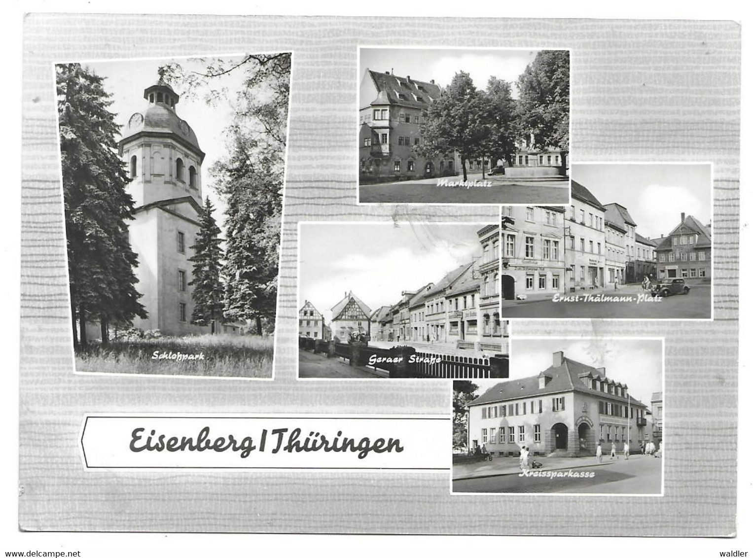 6520  EISENBERG / THÜR.  --  MEHRBILD  1966 - Eisenberg