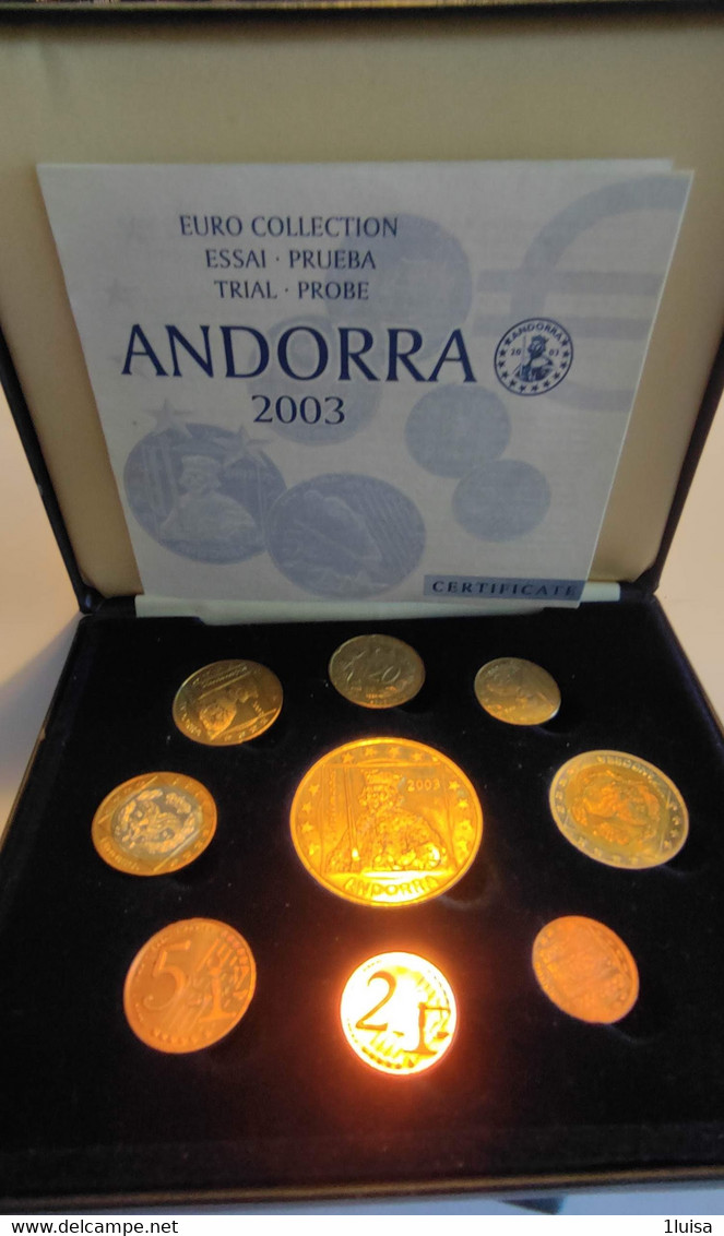 Andorra Annata Completa Con Custodia 2003 - Andorre