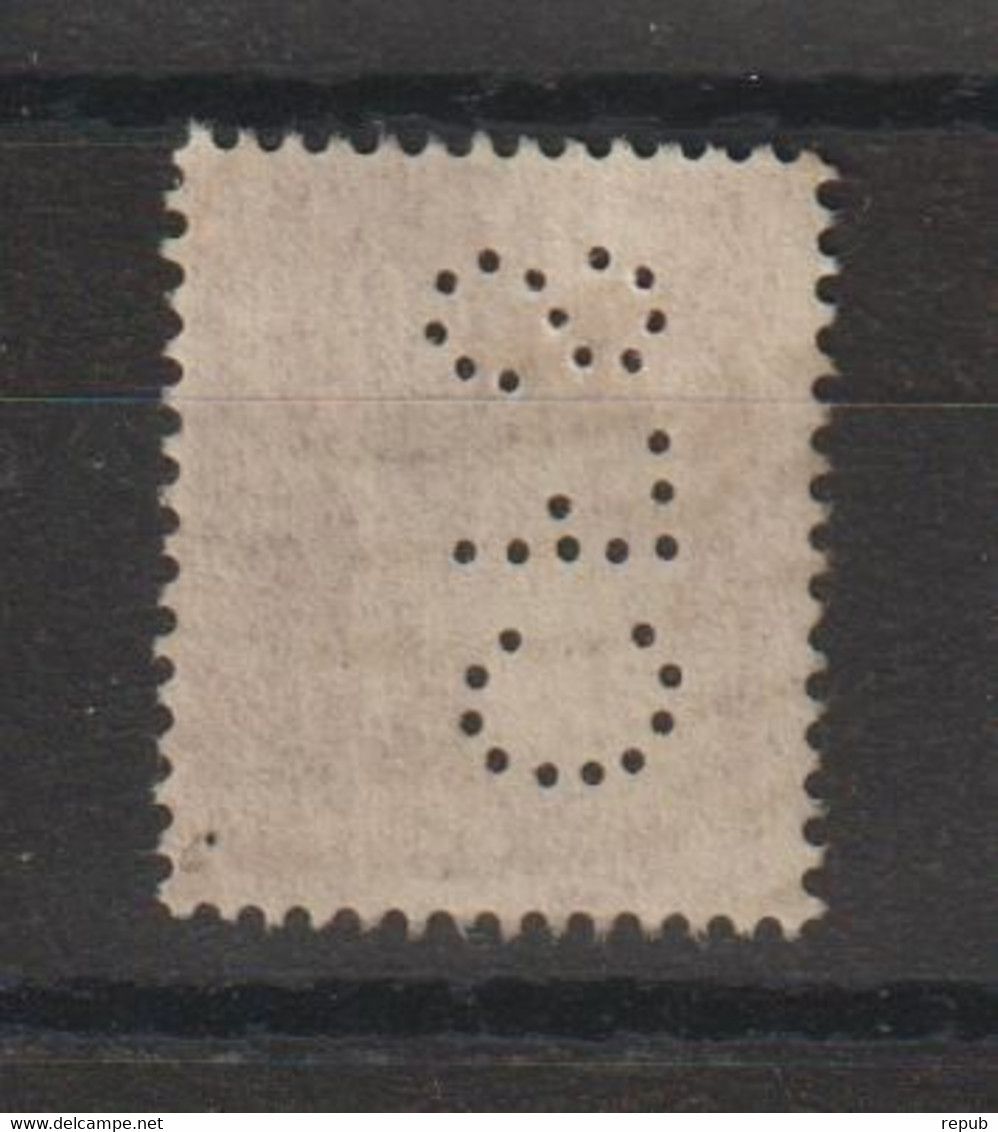 France Perforé Ancoper CFS125 Sur 281 - Used Stamps