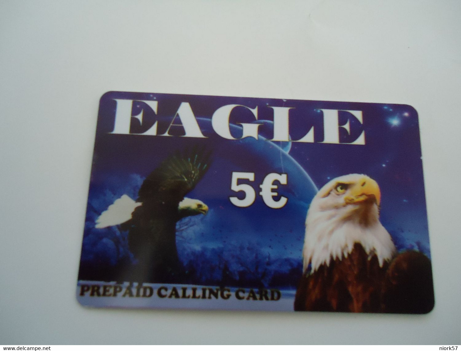 GREECE MINT PREPAID CARDS  CARDS  ANIMALS  BIRDS EAGLES - Aigles & Rapaces Diurnes