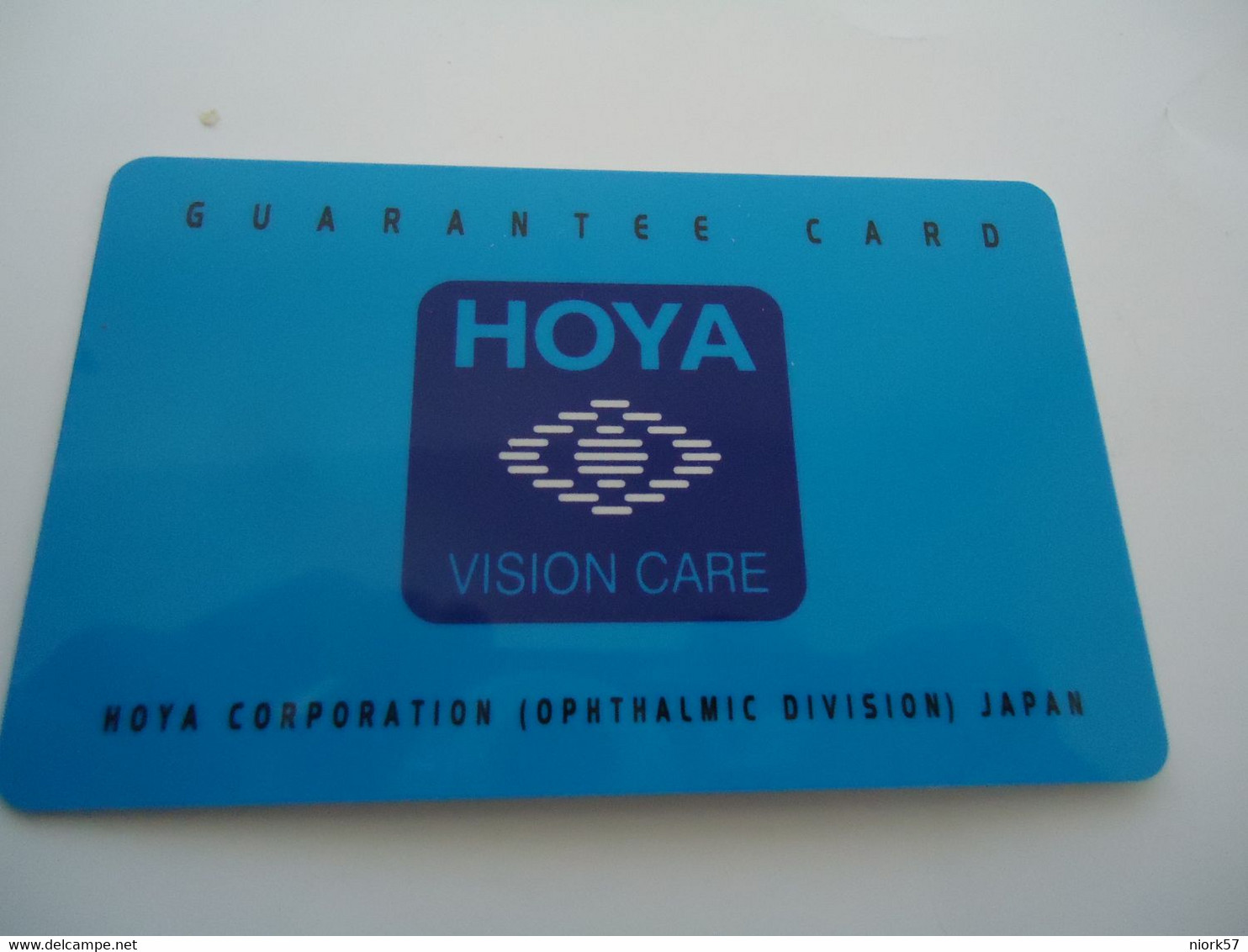 GREECE  PREPAID OTHERS CARDS  OPTICA  HOYA VISION CARE - Grèce