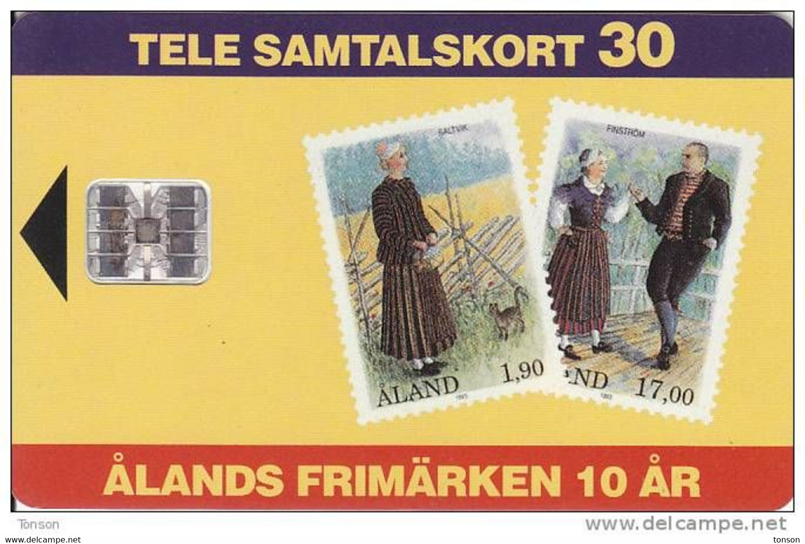 Aland, D-028, Stamps, 2 Scans. - Aland