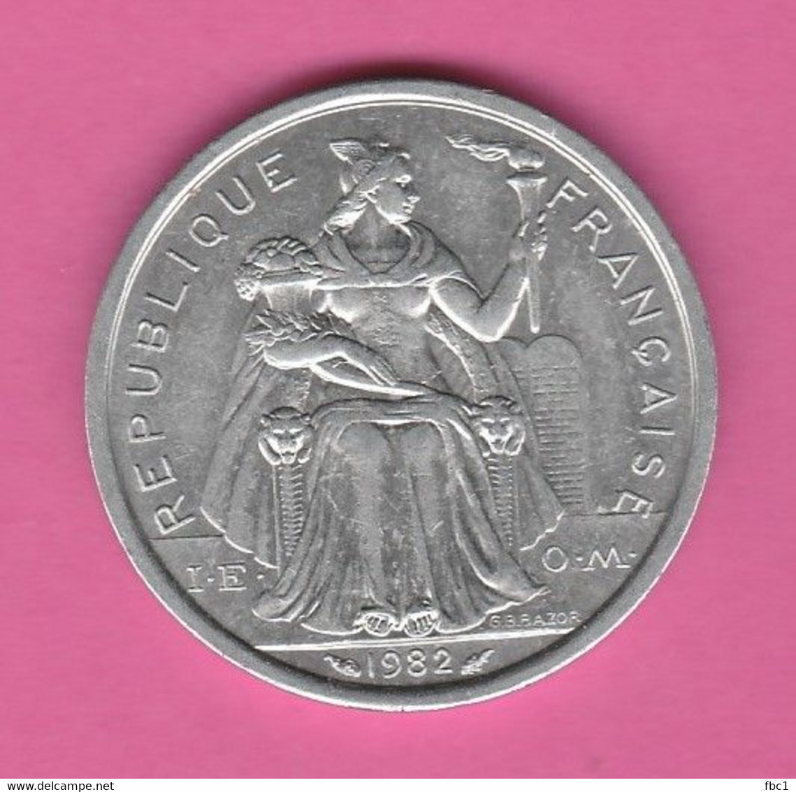 Polynésie Française - 2 Francs 1982 - Französisch-Polynesien