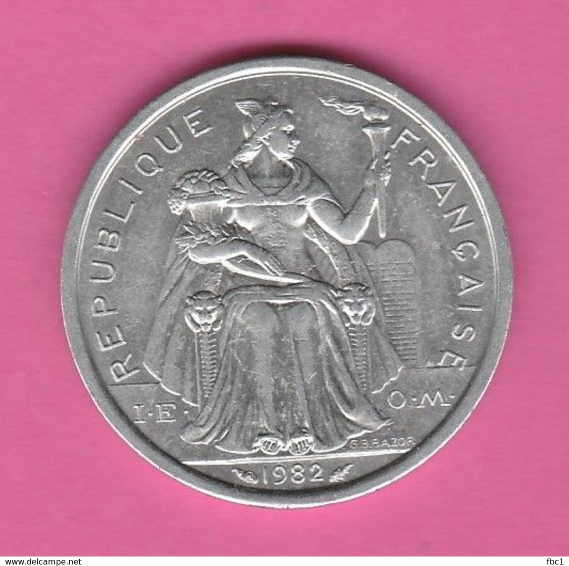 Polynésie Française - 2 Francs 1982 - Frans-Polynesië