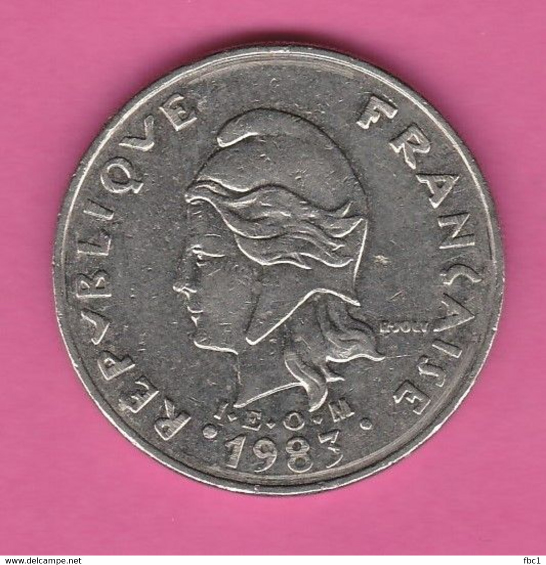 Polynésie Française - 20 Francs 1983 I.E.O.M. - Frans-Polynesië