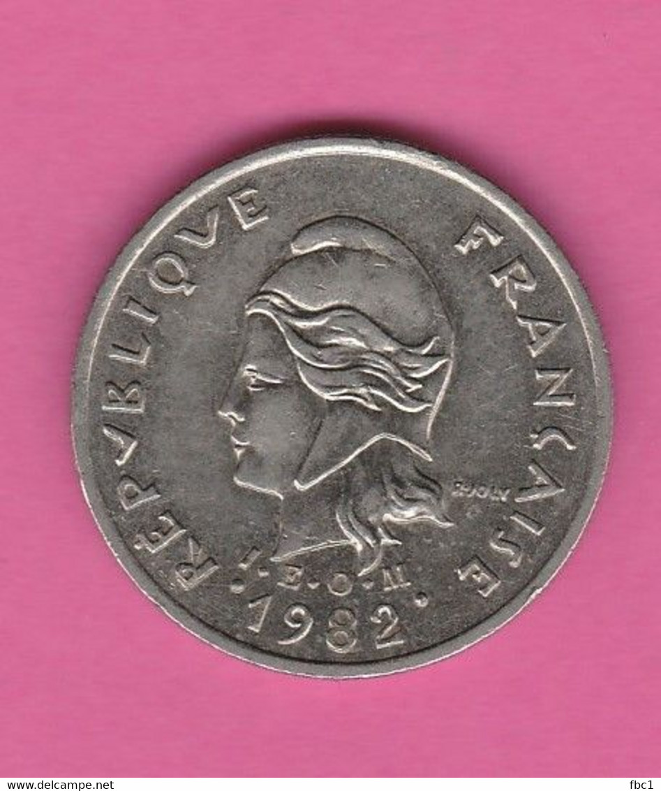 Polynésie Française - 10 Francs 1982 I.E.O.M. - Polynésie Française