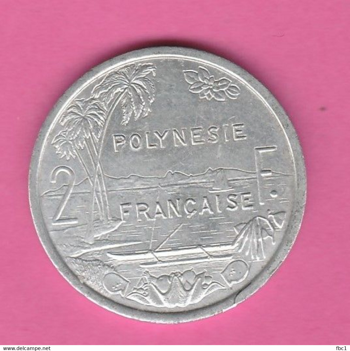Polynésie Française - 2 Francs 1993 I.E.O.M. - Frans-Polynesië