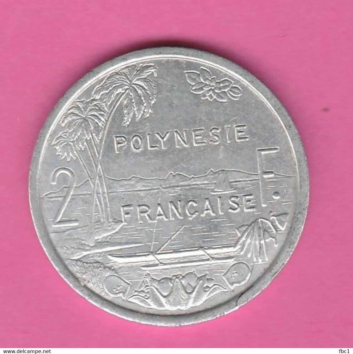 Polynésie Française - 2 Francs 1993 I.E.O.M. - Polynésie Française