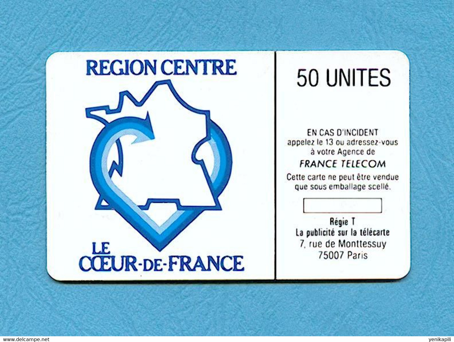 ( 5876 ) - CHENONCEAUX - Region Centre  - 50.U - ( F 56 ) - SO2 - *** EC  *** - - 1989