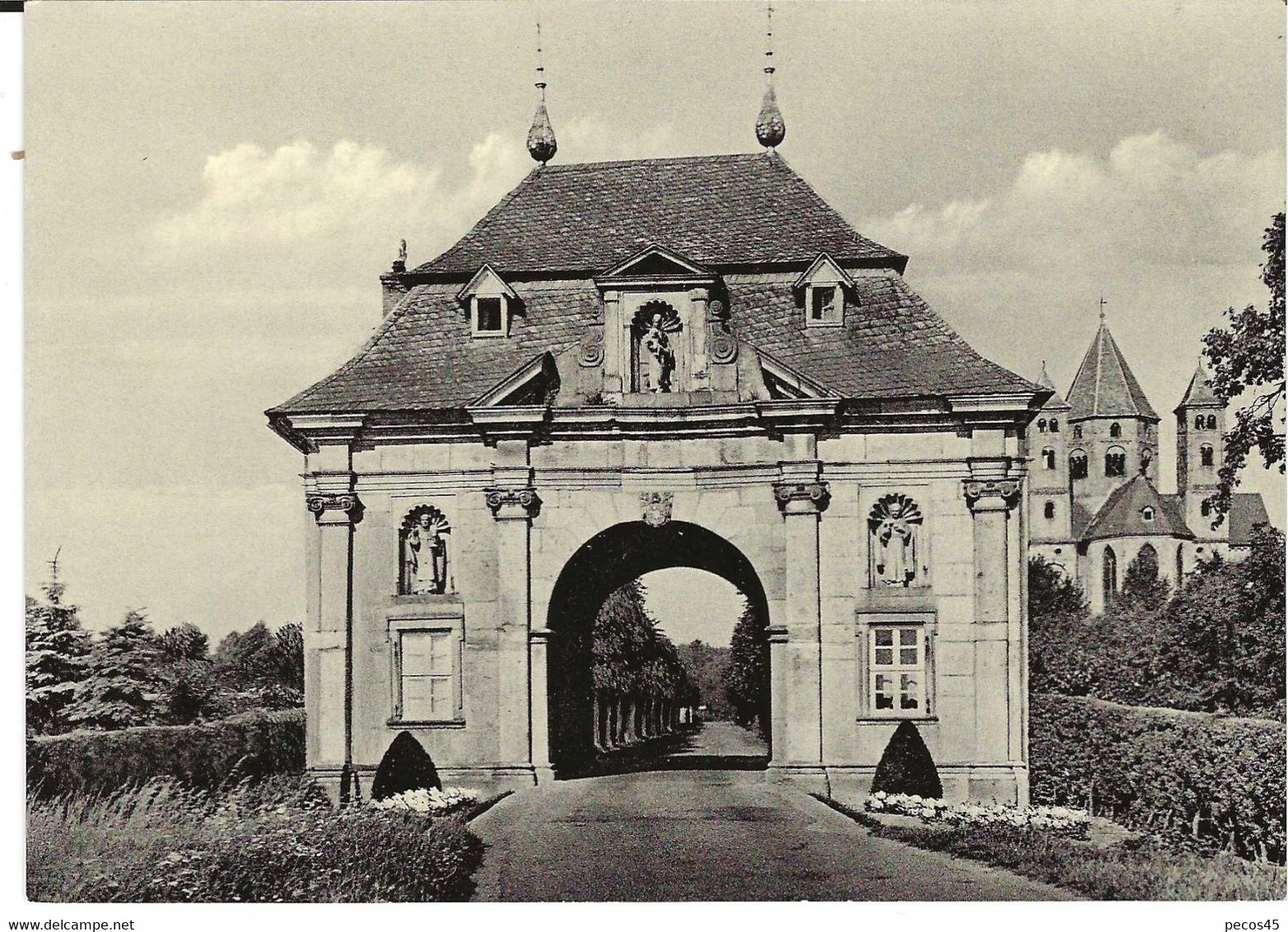 Monastère De KNECHTSREDEN (Prémontrés) Près De DORMAGEN (Rhénanie Du Nord / Westphalie) : La Tour-porche. Années 50 (?) - Dormagen
