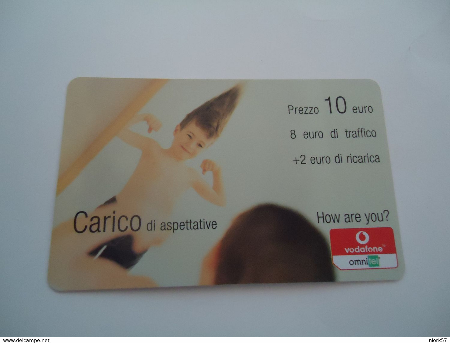 ITALY    PREPAID ADVERTISING  CARDS  CARICO  10 - Autres & Non Classés