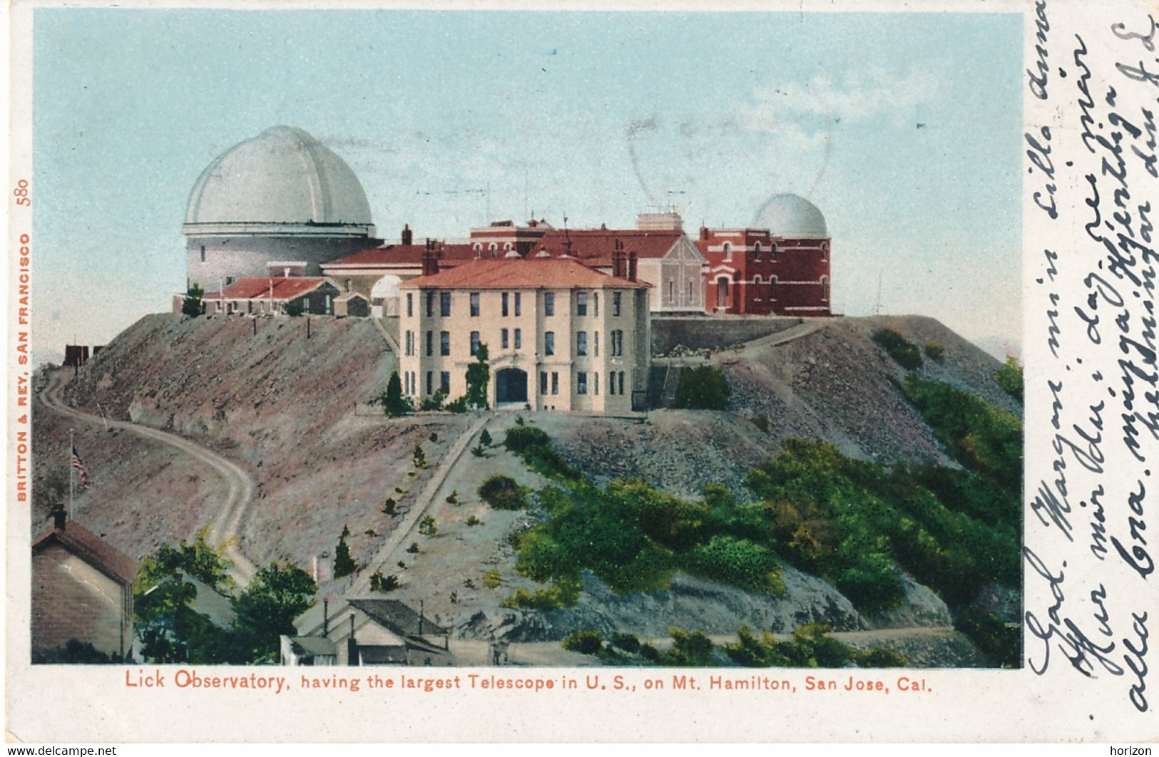 XUSA.79  San Jose, California - Lick Observatory… - 1905 - San Jose