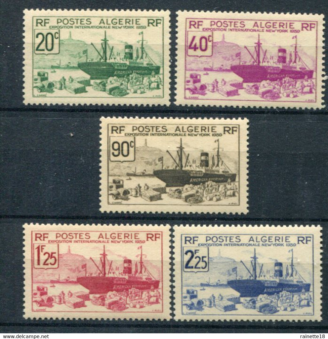 Algérie        153/157 ** - Unused Stamps