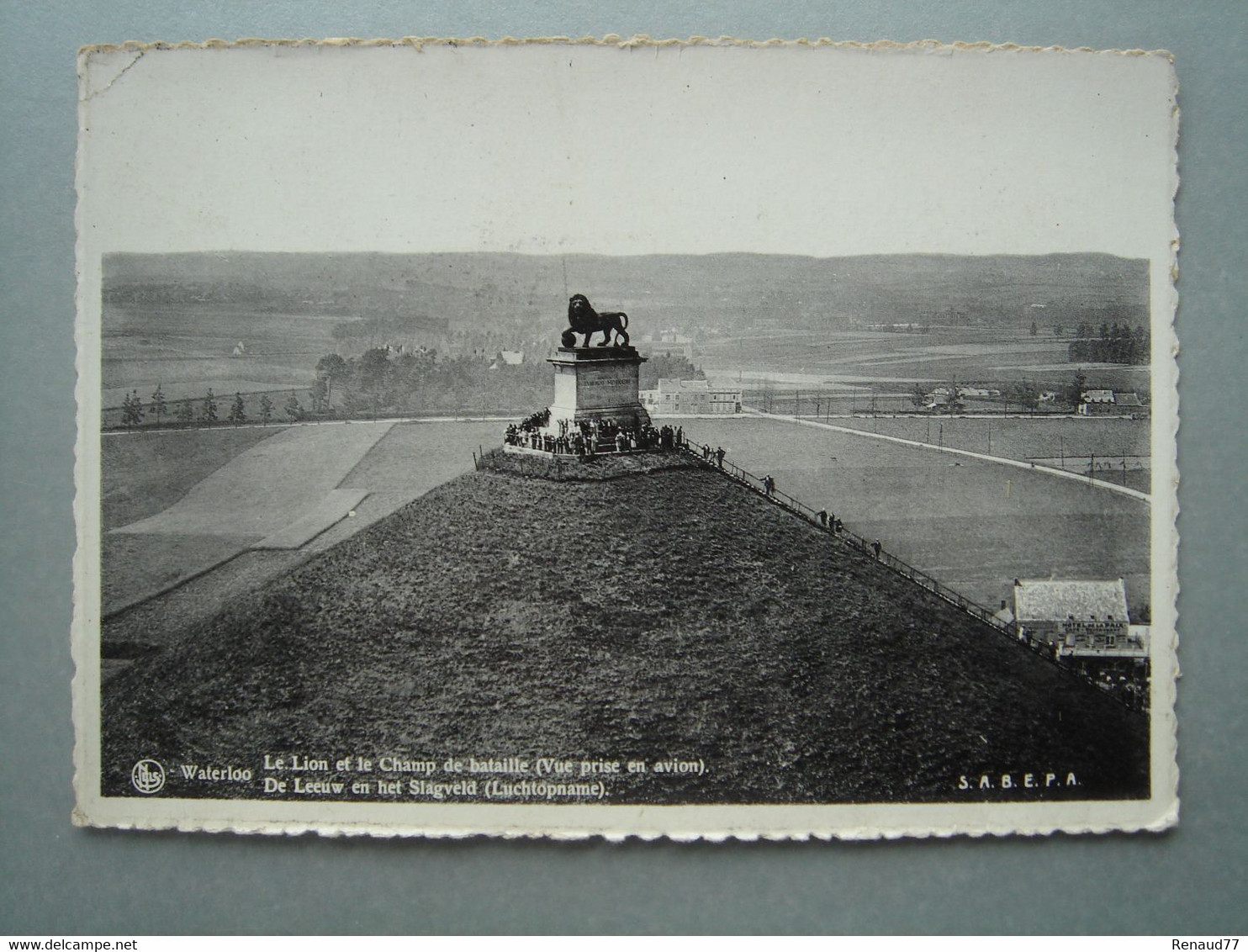 Waterloo - Le Lion Et Le Champ De Bataille (Vue Prise En Avion) - Waterloo