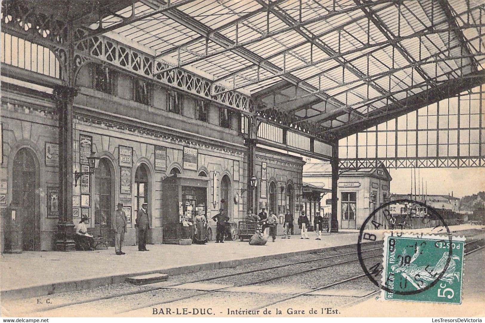 55 - BAR LE DUC - Intérieur De La Gare De L'Est - EC - Carte Postale Ancienne - Bar Le Duc