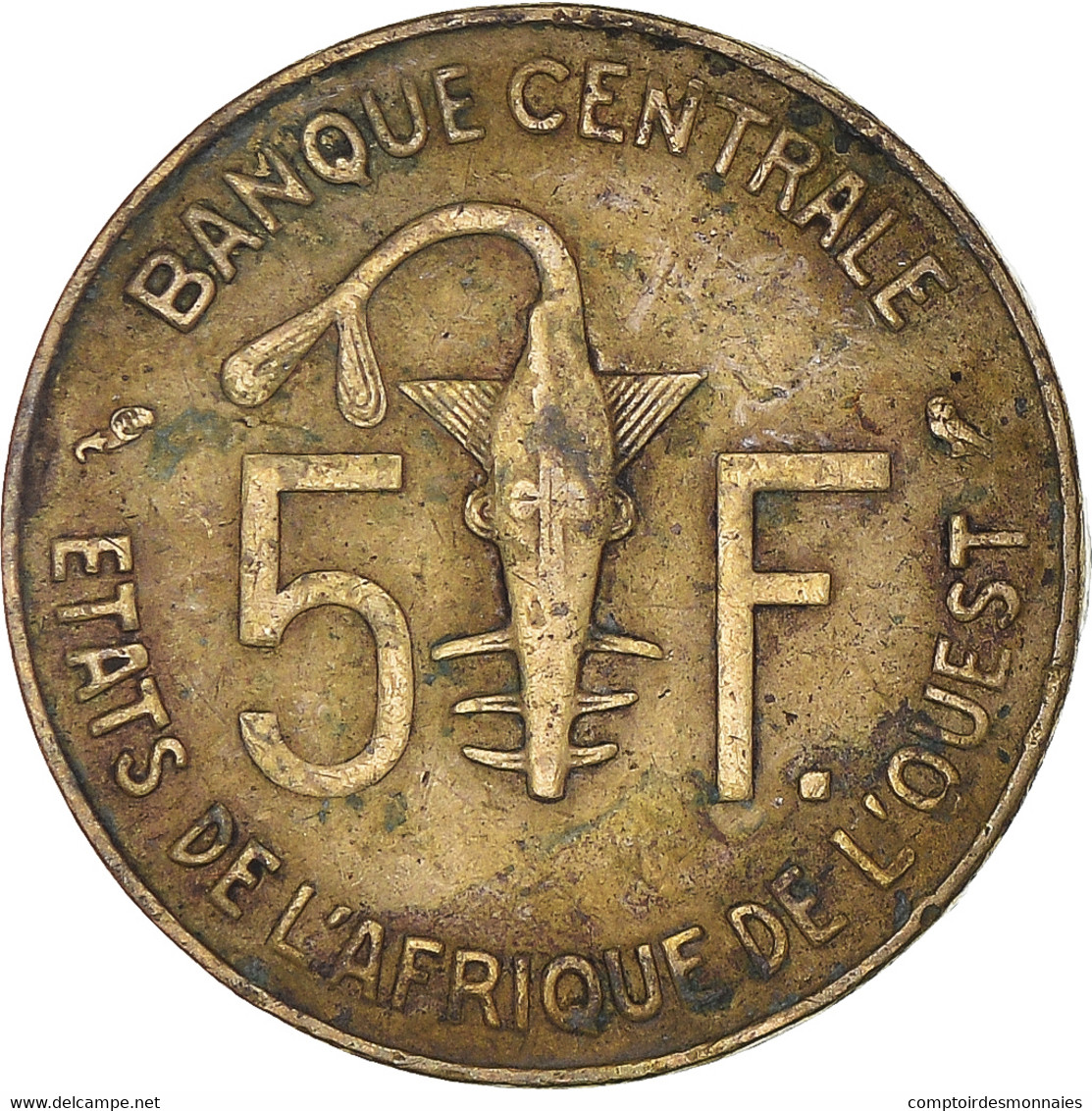 Monnaie, Communauté économique Des États De L'Afrique De L'Ouest, 5 Francs - Ivoorkust