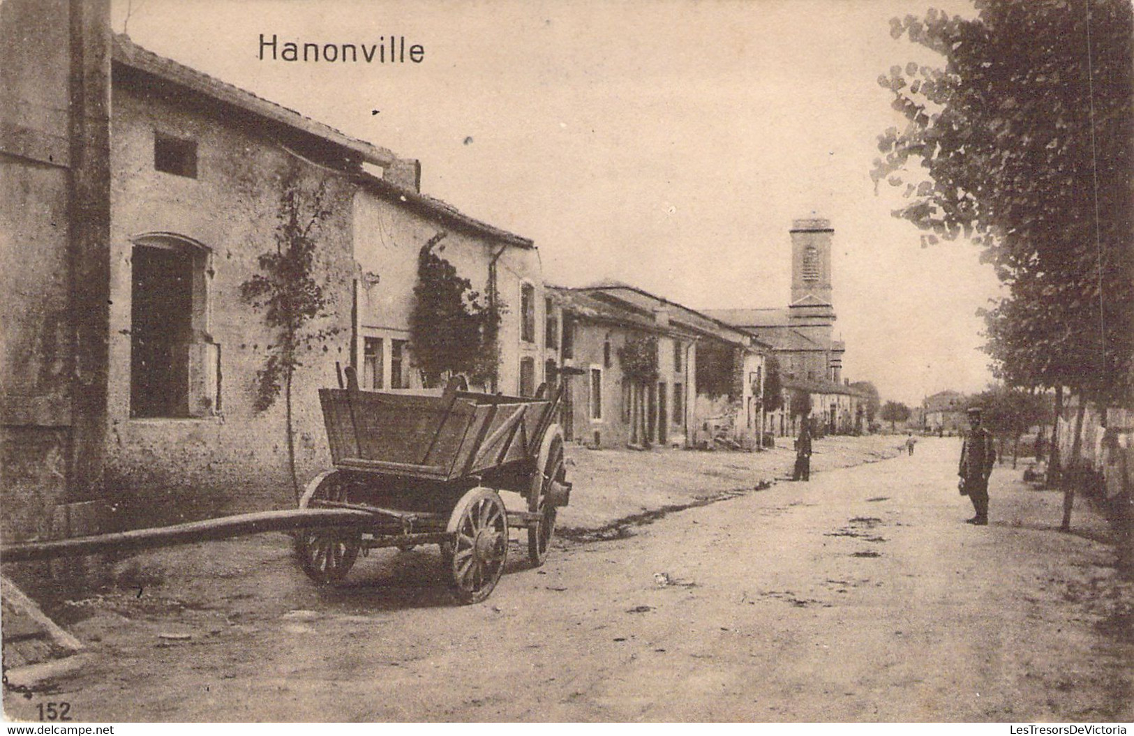 HANONVILLE - Chariot - 152 -  Animé - Carte Postale Ancienne - Andere & Zonder Classificatie