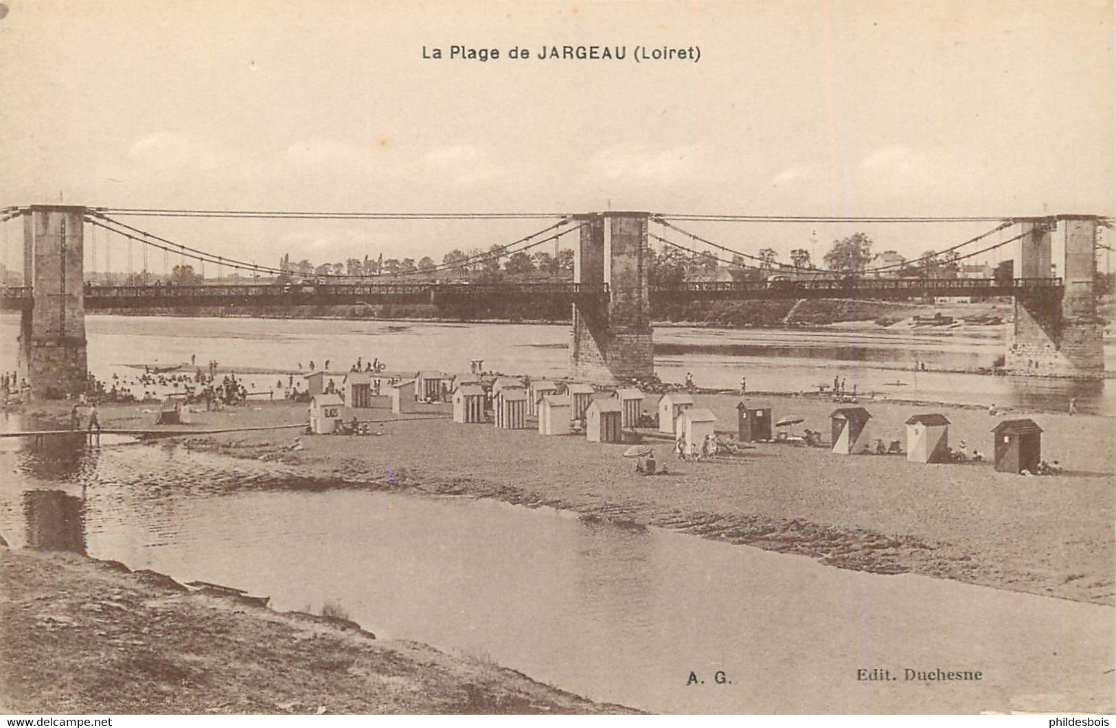 LOIRET  JARGEAU  La Plage - Jargeau