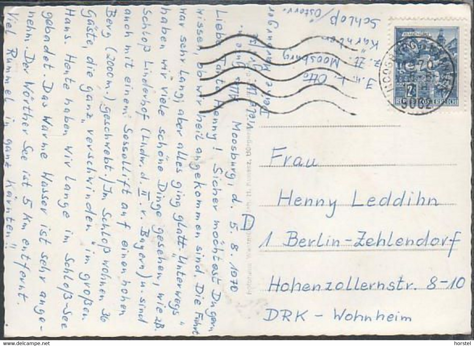 Austria - 9062 Moosburg In Kärnten - Luftbild - Nice Stamp - Klagenfurt