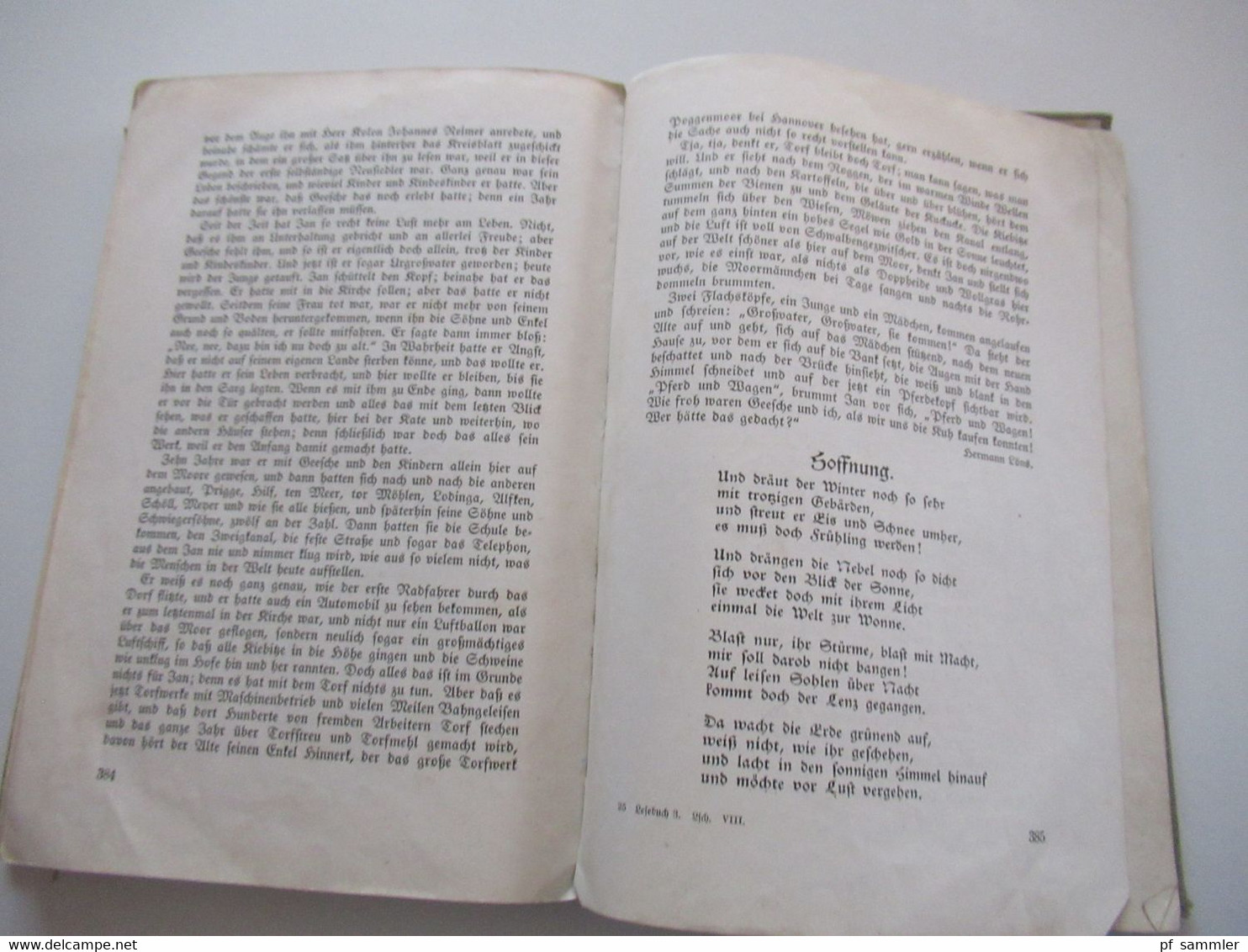 1937 Deutsches Lesebuch für Volksschulen 5. und 6. Schuljahr Verlag von Velhagen und Klasing Bielefeld und Leipzig