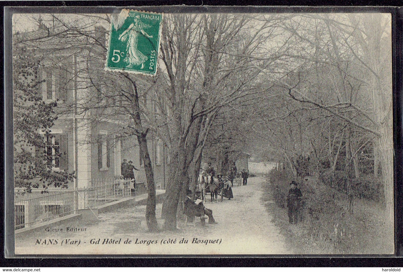 CPA 83 - NANS - GRAND HOTEL DE LORGES - COTE DU BOSQUET - Nans-les-Pins