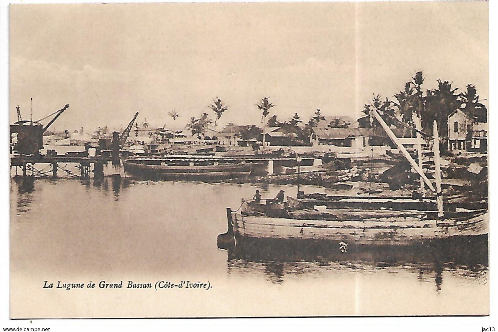 L120D1054 - Côte D'Ivoire - La Lagune De Grand Bassan - Côte-d'Ivoire