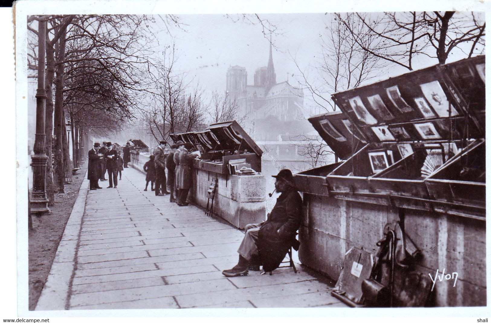 CPSM LES BOUQUINISTES DU QUAI DE LA TOURNELLE - Petits Métiers à Paris