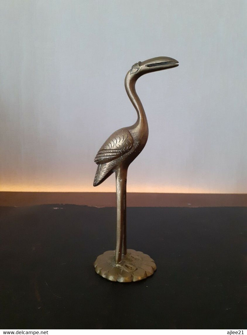 Heron En Bronze/Laiton (?). - Bronzen