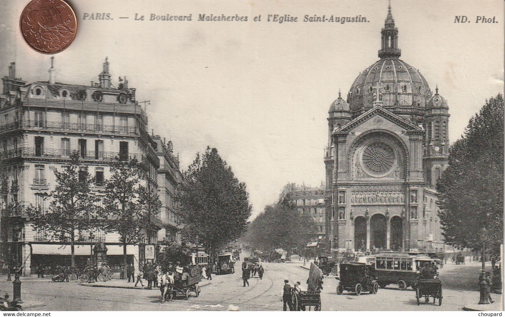 75 -  Carte Postale Ancienne De  PARIS   Boulevard Malesherbes - Distrito: 08