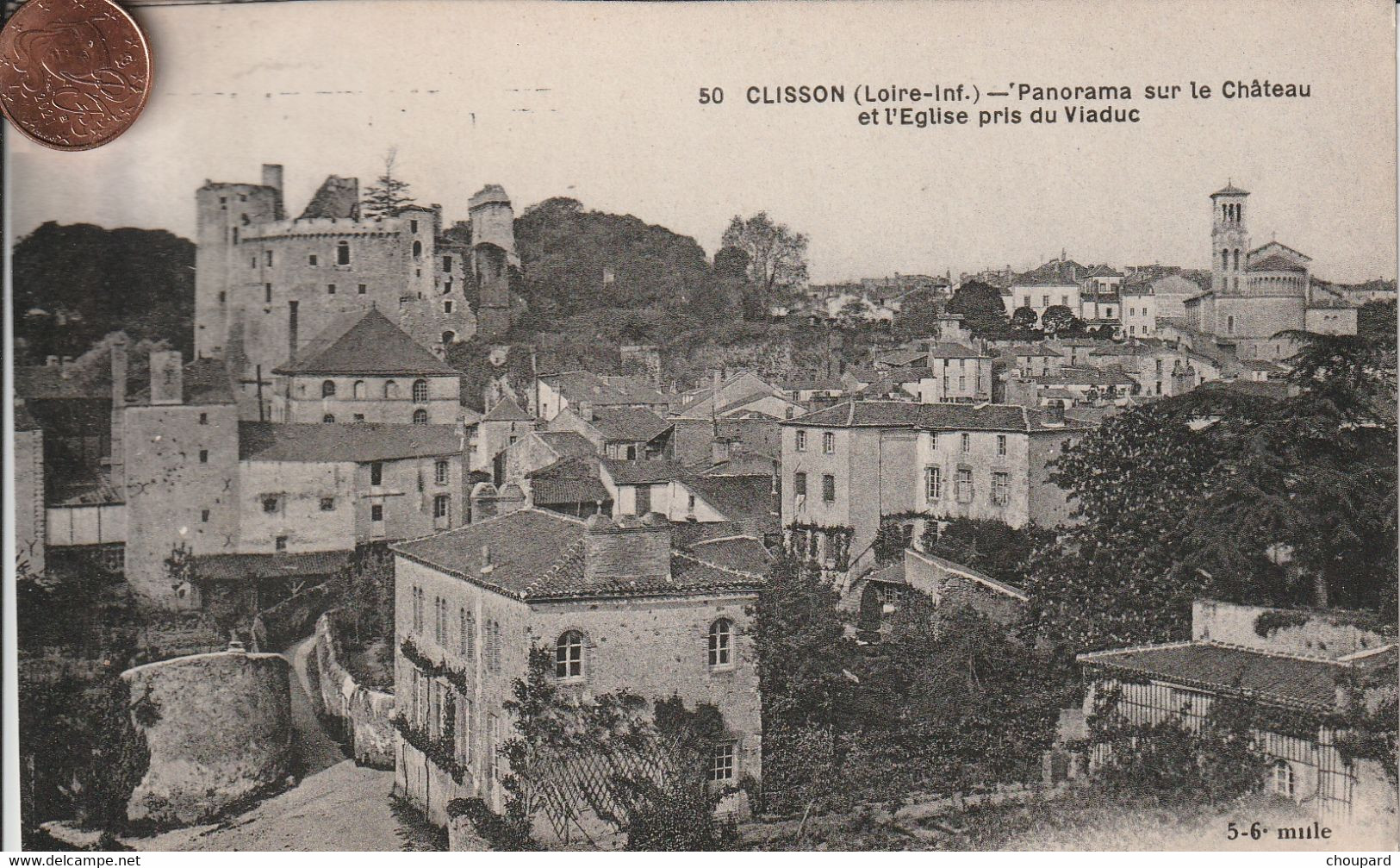44 - Carte Postale Ancienne De CLISSON   Vue Aérienne - Clisson