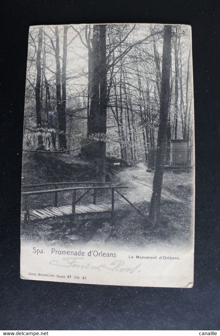 P-B 333 /  Liège - Spa - Promenade D'Orleans, Le Monument  / 19? - Spa