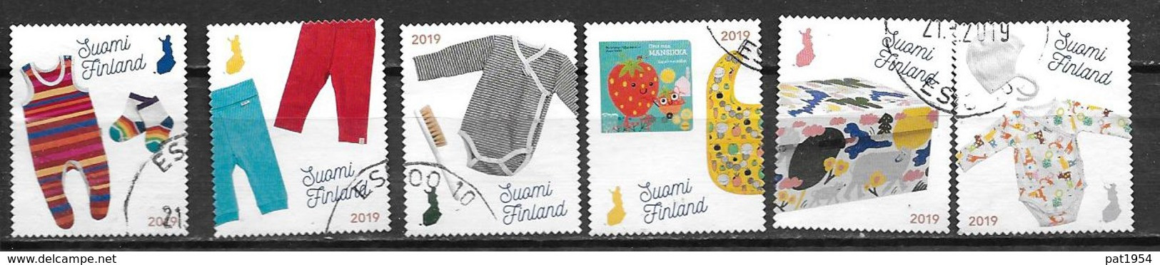 Finlande 2019 N° 2574/2579 Oblitérés Maternité - Usados