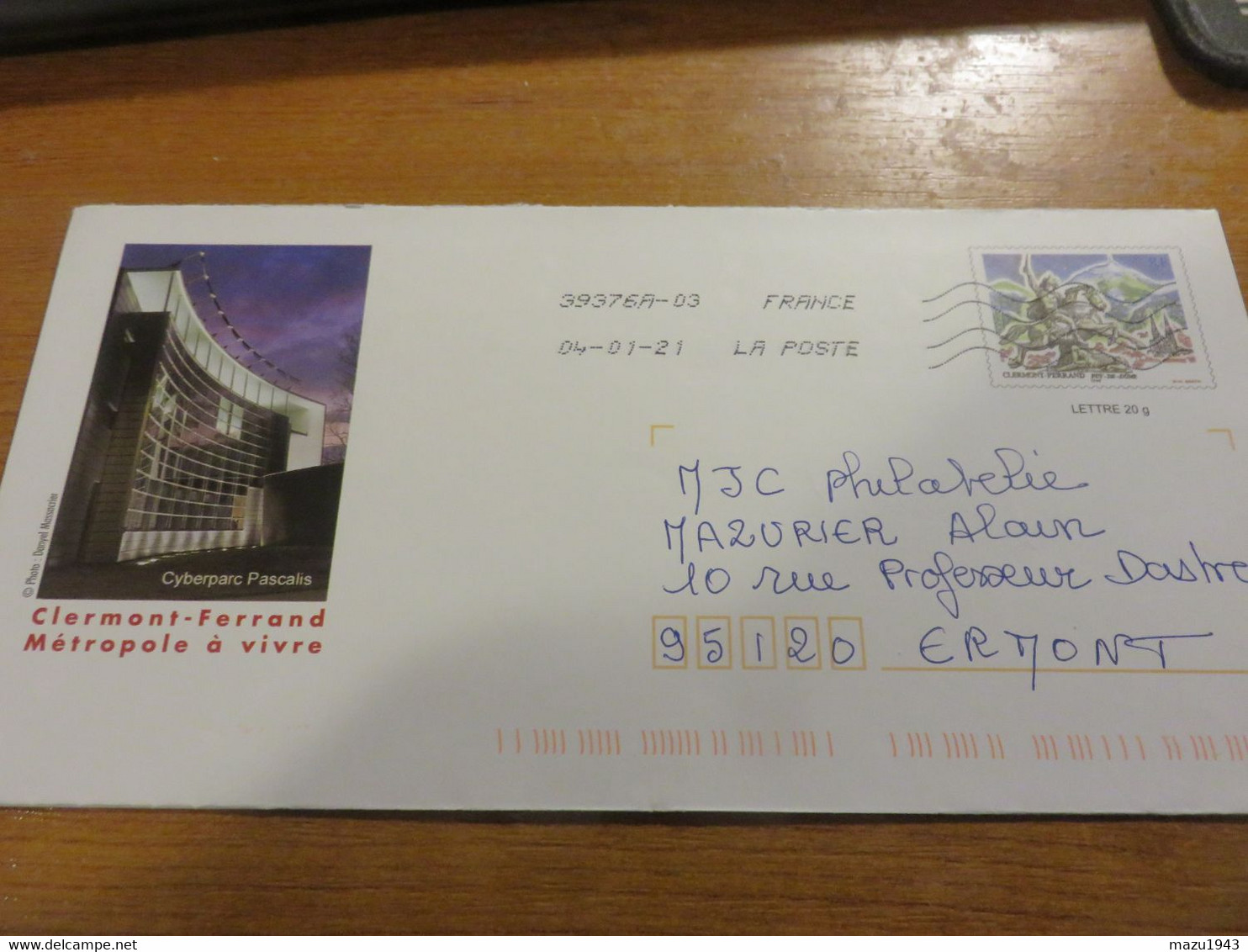 Enveloppe Entier Postal CLERMONT FERRAND - Overprinted Covers (before 1995)