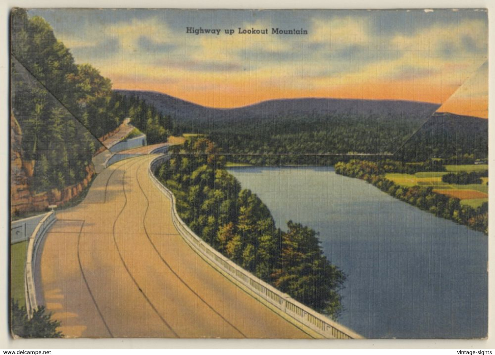 Chattanooga Tenessee : Views Of Lookout Mountain (Vintage Leporello PC ~1940s) - Chattanooga