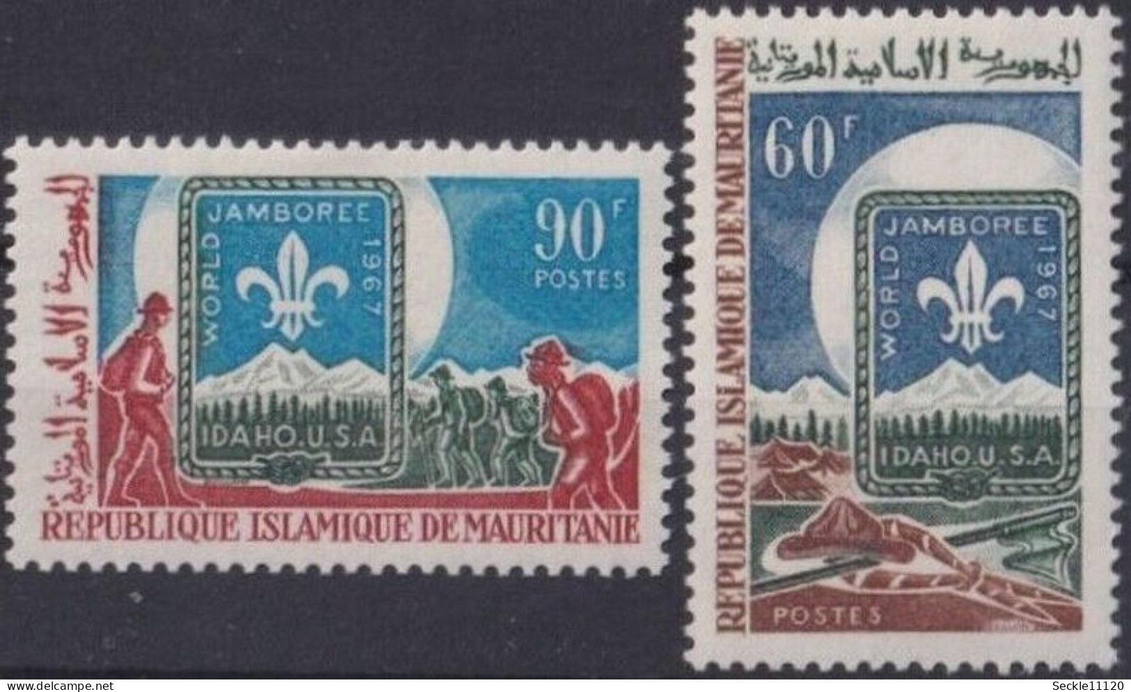 Mauritanie Mauritania - 1967 - 232 / 233 - Jamboree - MNH - Mauritanie (1960-...)