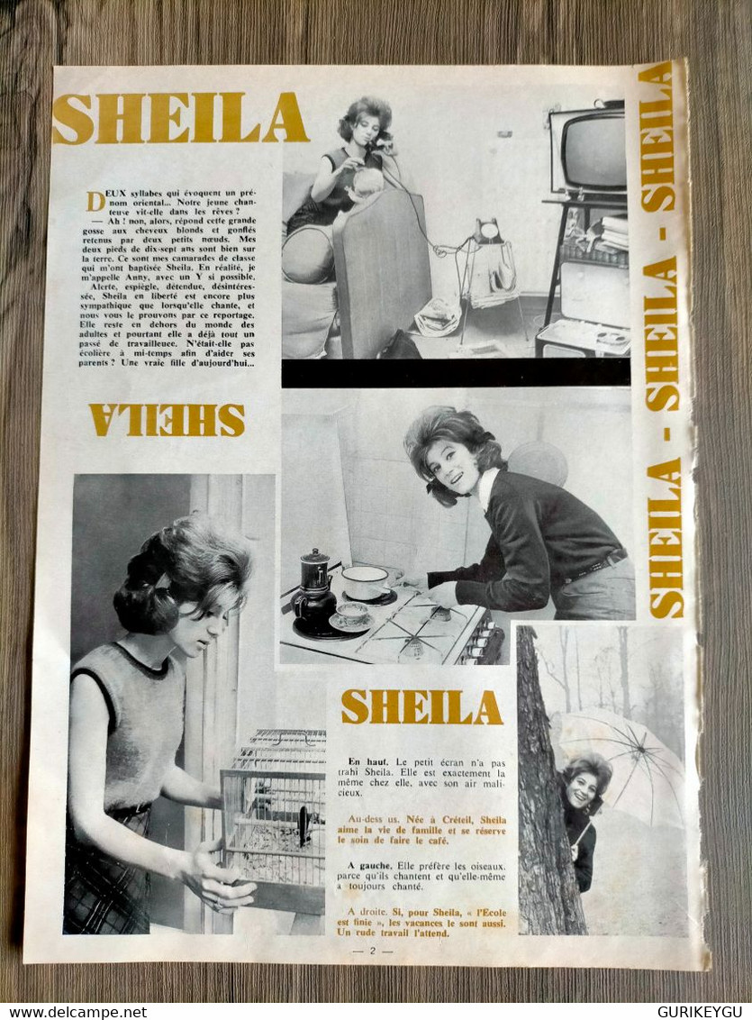 Une  Page Sur SHEILA De 1963 - Pif & Hercule