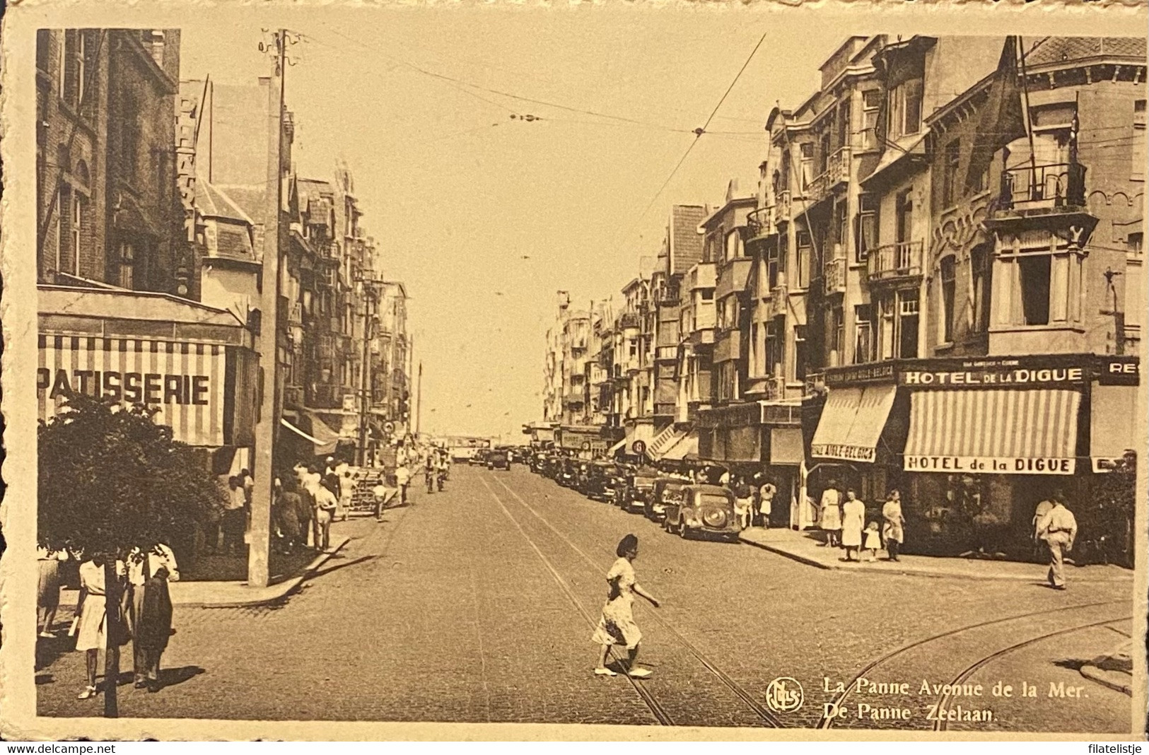 De Panne Hoek Sloepenlaan En Zeelaan Gelopen 1947 - De Panne